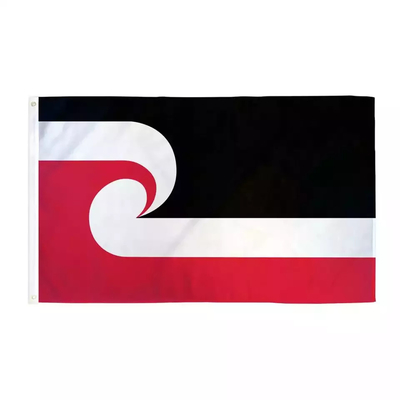 أعلام ماوري بوليستر وورلد أعلام مخصصة 3 × 5 قدم طباعة حريرية / رقمية / تسامي